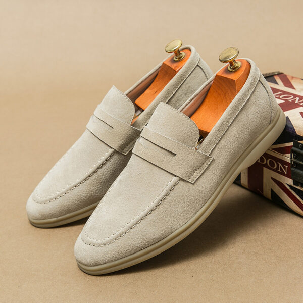 Men's Plus Size Fashion Simple Formal Business Leather Shoes